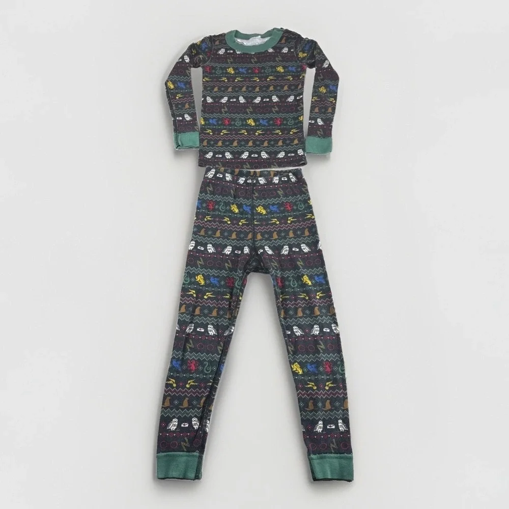 Hannah Andersson Pajamas Kids 5 Sleepwear Disney Trains Holiday Lot of 4 Sets